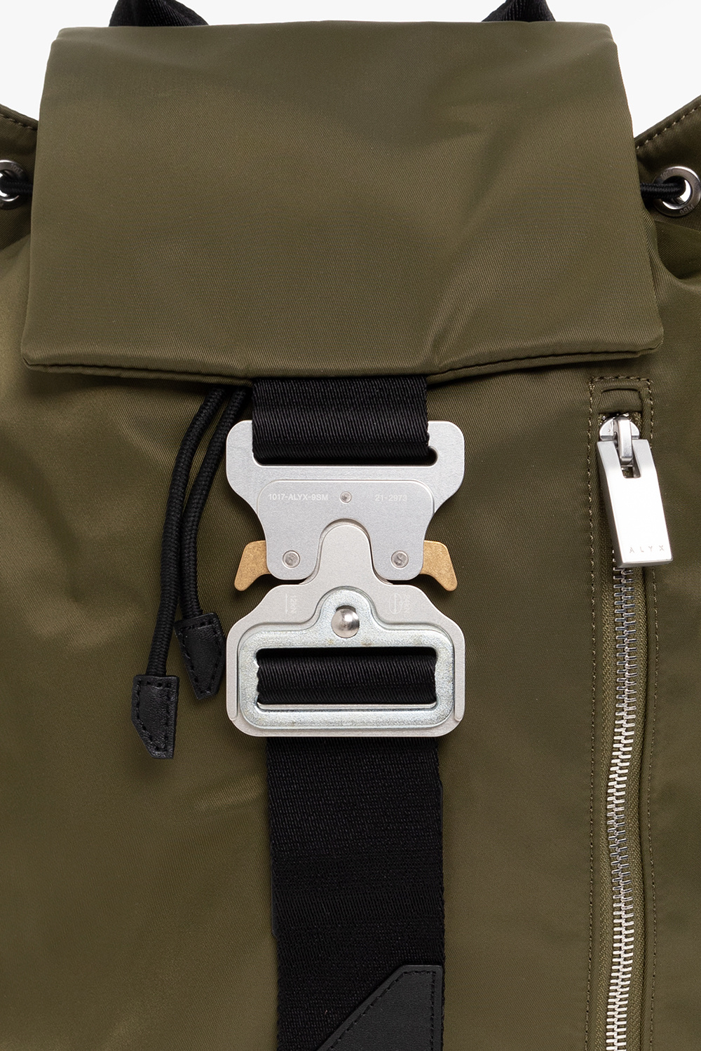 Green Backpack with Rollercoaster buckle 1017 ALYX 9SM
